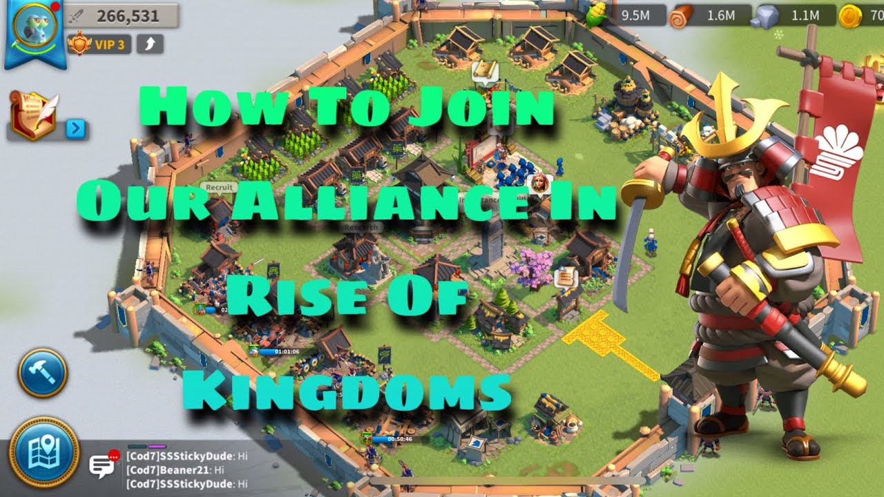 How To Join Our Alliance In Rise Of Kingdoms - YouTube