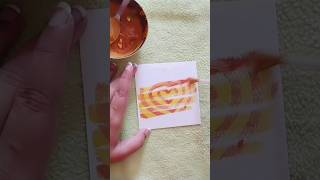 Magic painting with soda/turmeric shorts youtubeshorts youtube diy  turmeric soda viral easy