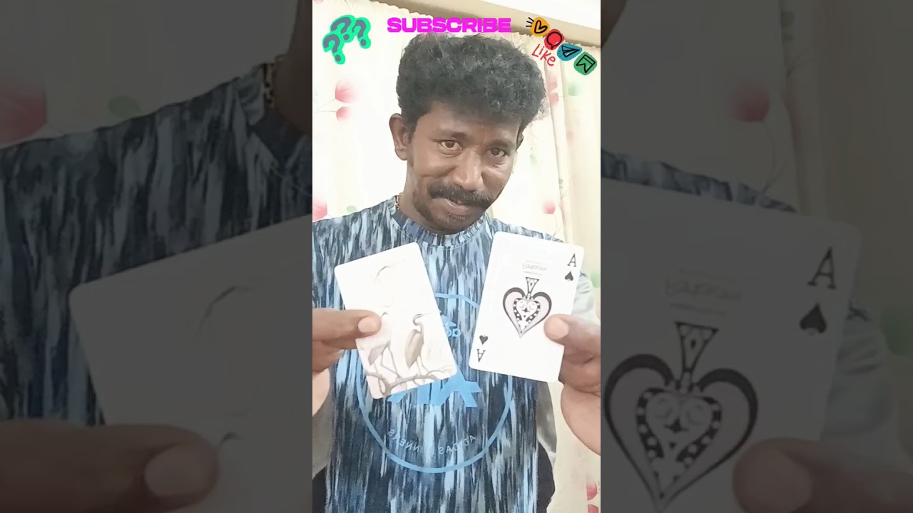♠️....Ace.... Money card..... Trick in magic ✨ ..