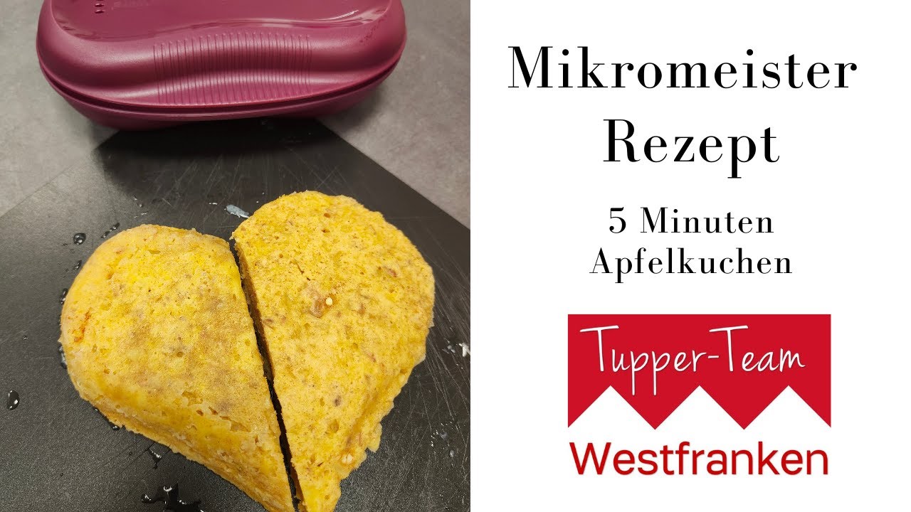 5 Minuten Apfelkuchen im Mikromeister|Tupperware