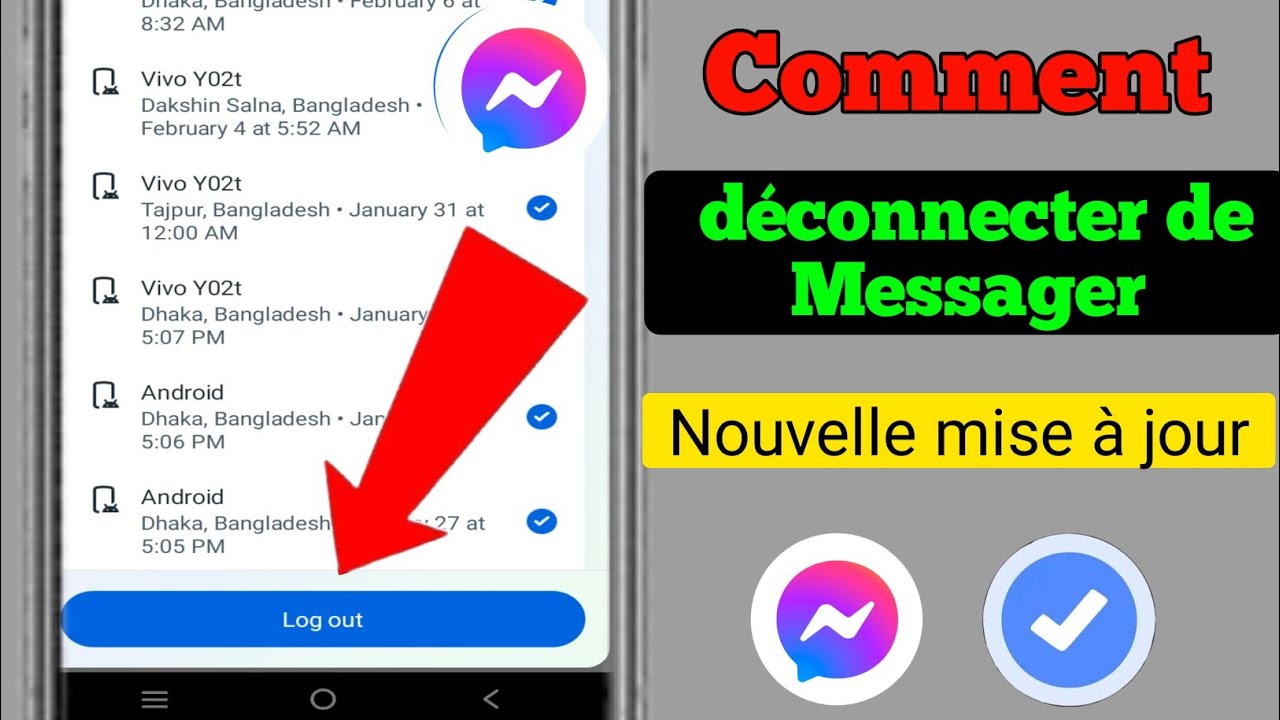 Comment se déconnecter de Messenger | Comment se déconnecter de
