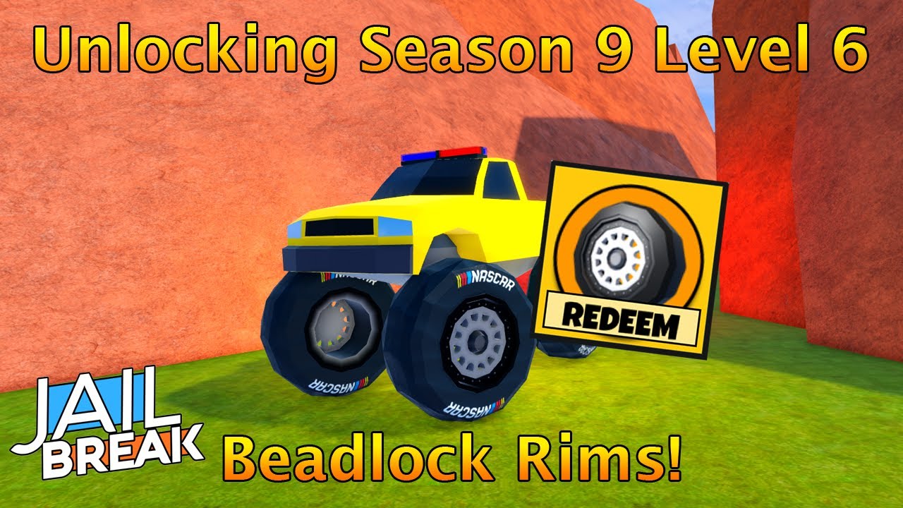 Unlocking Season 9 Level 6 Beadlock Rims in Roblox Jailbreak YouTube