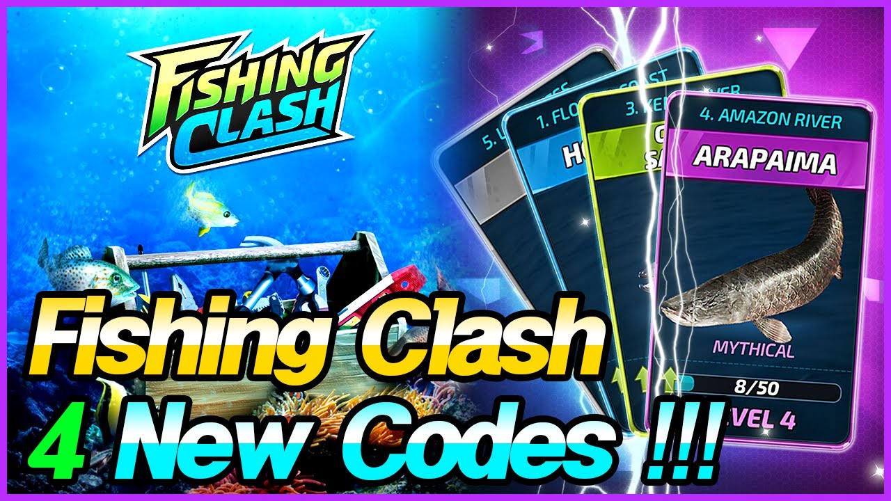 Fishing Clash 2020 4 New Codes ! YouTube