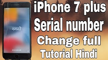 iPhone 7 plus serial number change | iPhone 8 plus 7g,8g | how to change iPhone 7 plus serial number