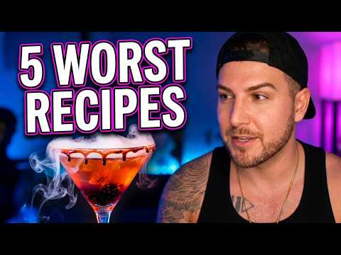 Bartender Reacts To & IMPROVES My Old "5 Easy Halloween Martini Recipes!"