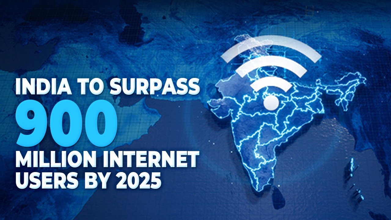 India to Surpass 900 Million Internet Users by 2025 - YouTube