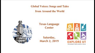 Explore UT 2019: Global Voices and Songs from Around the World