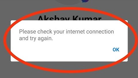 Facebook Messanger Fix Please Check Your Internet Connection And Try Again Problem Solved