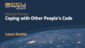 ACCU 2024 Keynote Preview - Interview With Laura Savino by @cppevents