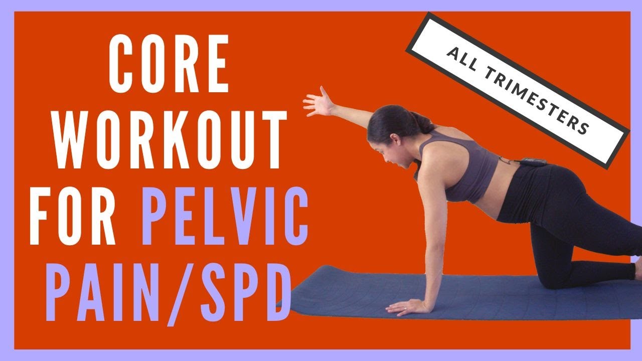 20min Core Workout For SPD & Pelvic Girdle Pain Safe for All Trimesters YouTube