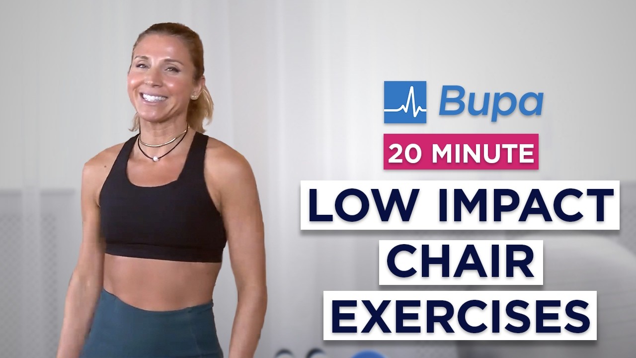 20 minute chair workout for seniors | Full body | Bupa Health - YouTube