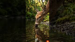 #deer #nature #wildlife #jungle #forest #river #ani#cinematic #aiVideo #shorts #ytshorts #viralvideo