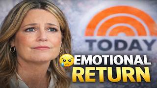 Savannah Guthrie’s Emotional Return to Today Show — What Really Happened
