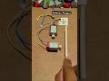 When the wire of Two DC motor and an LED light were connected in series and rotated, #shots #USA