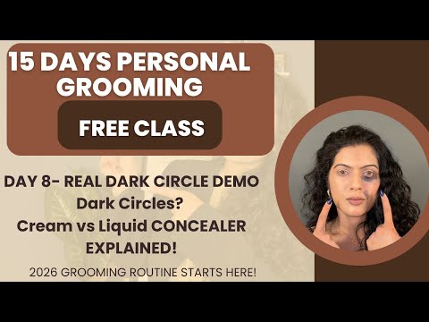 DAY 8: DARK CIRCLES? CREAM vs LIQUID CONCEALER-BIG DIFFERENCEEXPLAINED|HOWTOHIDEDARKCIRCLES|PRATIBHA