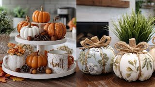 EASY and CHEAP Home Decor | Cozy Dollar Tree Fall Decor DIYs
