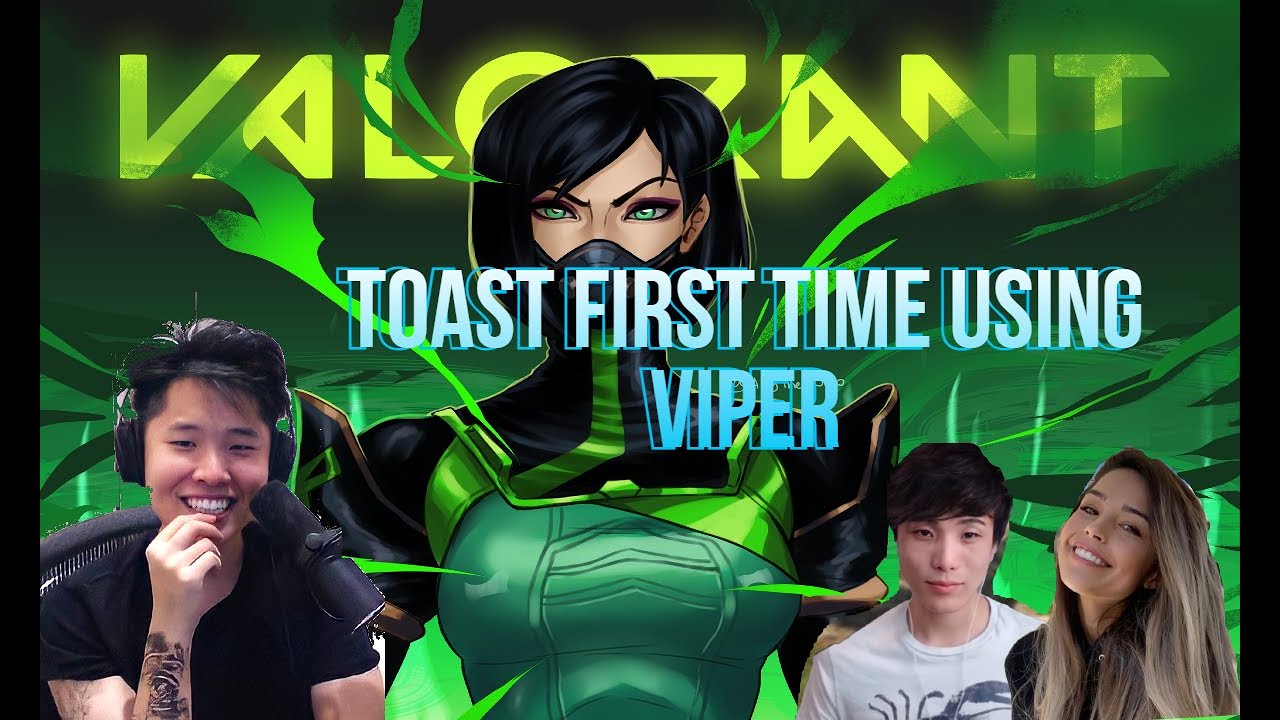 Toast's FIRST time using VIPER | Highlights/Funny moments during in-House Valorant