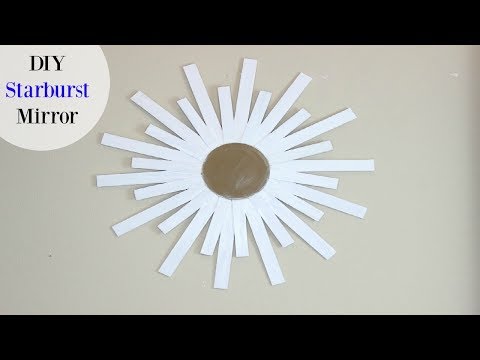 DIY Wood Starburst Mirror Tutorial