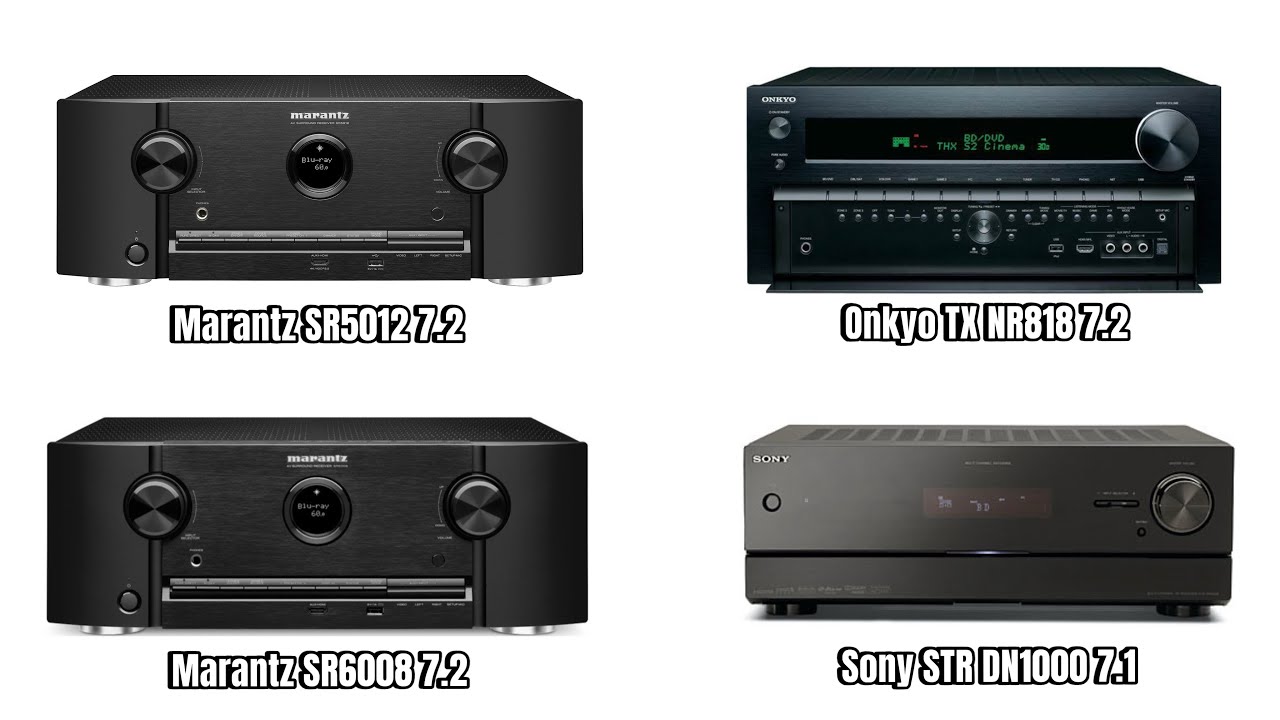 Marantz SR5012, SR6008, Onkyo TX NR818 & Sony STR DN1000 