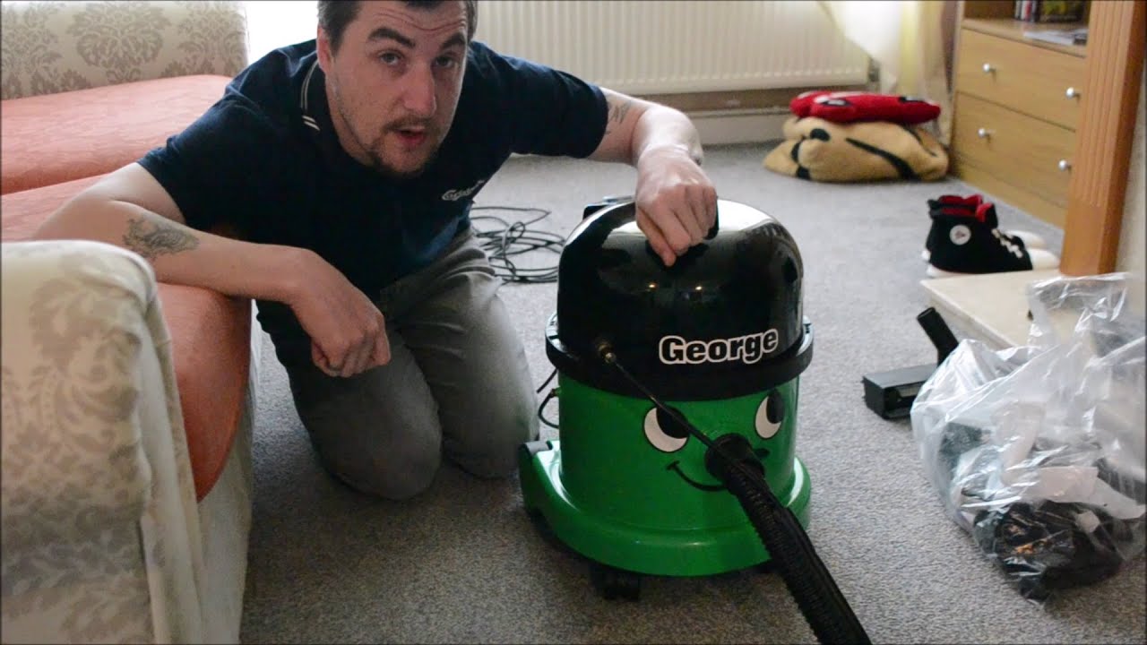 my 2015 numatic george GVE370-2, fishtank water removal.