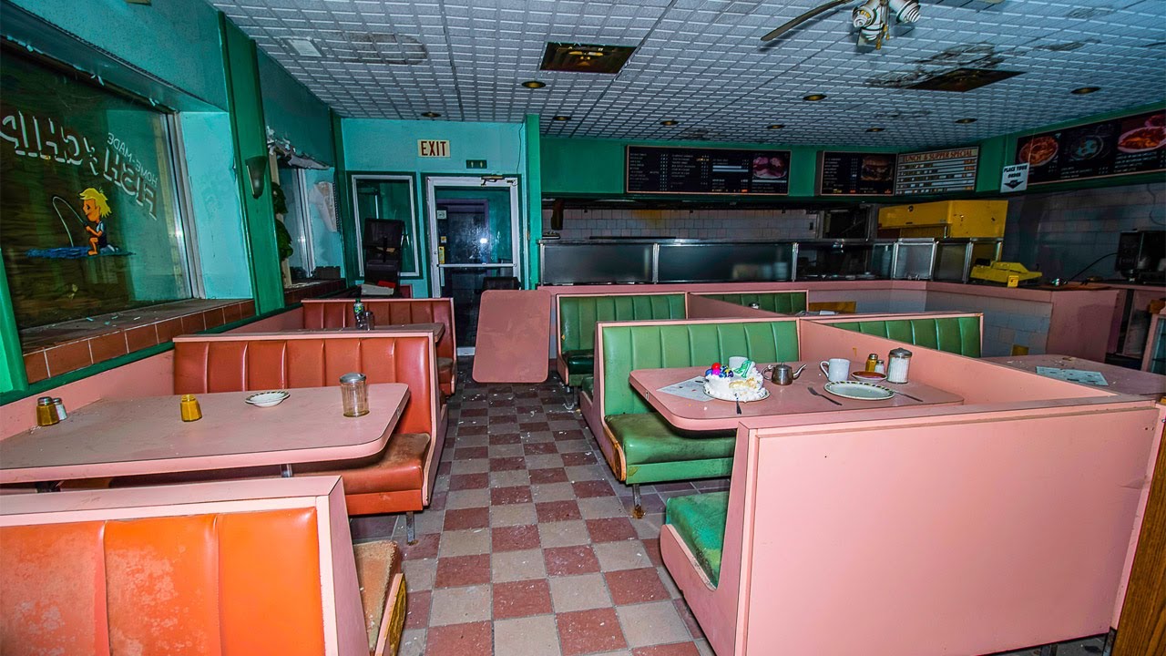 WOW: Abandoned Vintage Diner | 20 Years Frozen in Time - YouTube