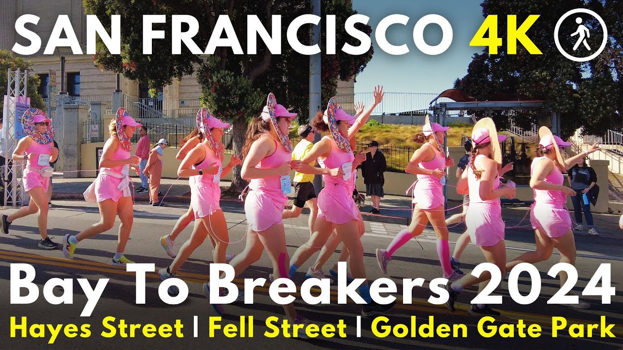 BAY TO BREAKERS 2024 - San Franciscos Costume Running Event | Hayes St, Fell St, Golden Gate Park