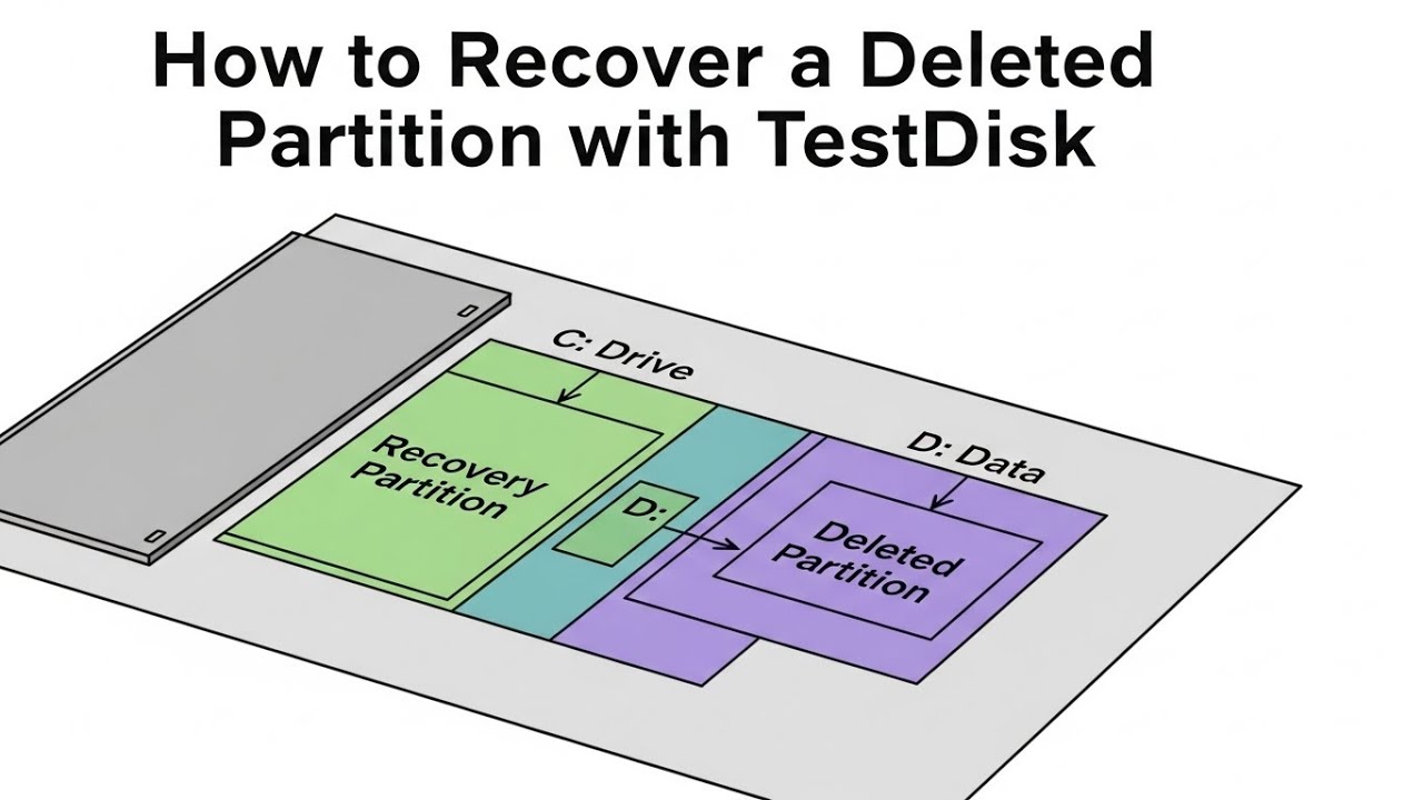How to Recover a Deleted Partition with TestDisk - YouTube