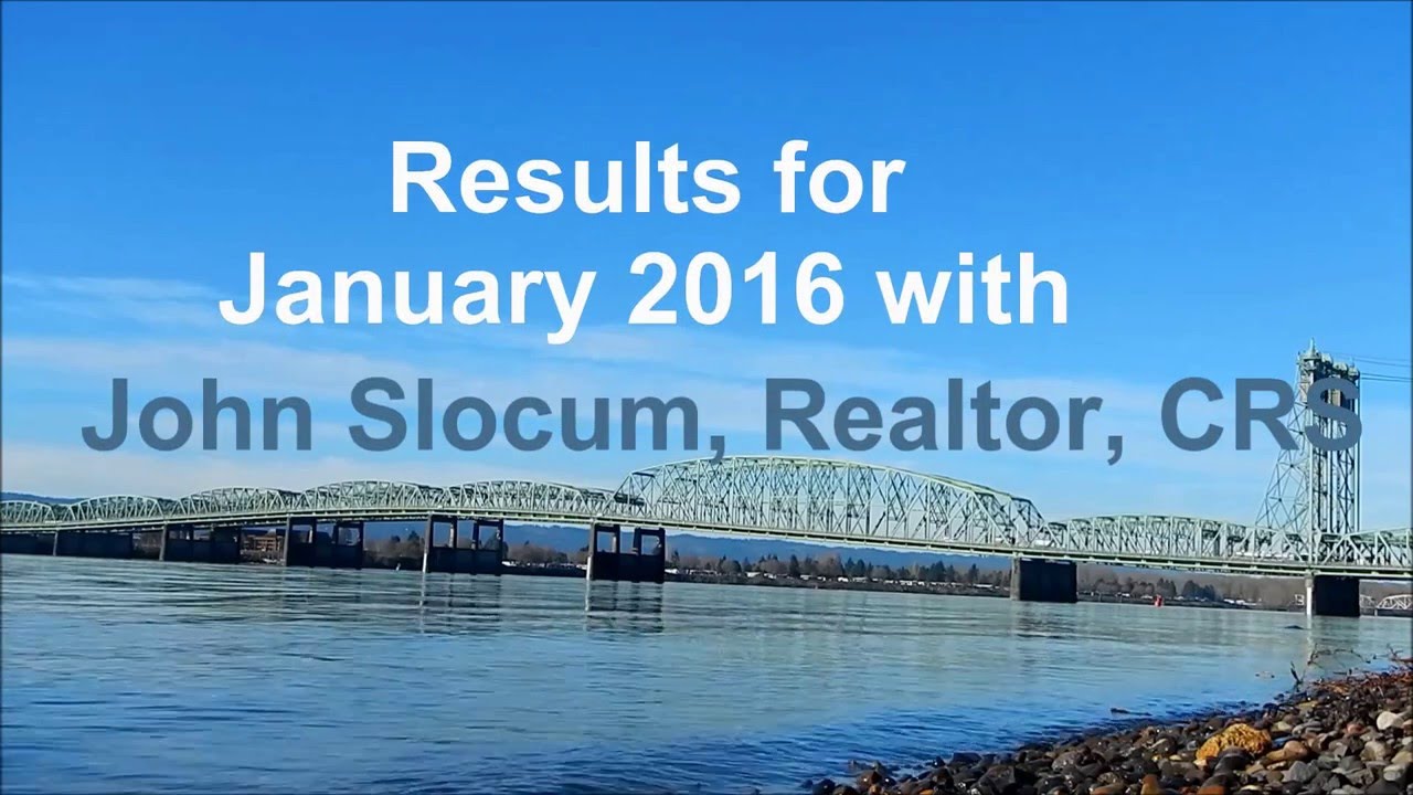 Clark County WA Real Estate Market Update for January 2016 YouTube