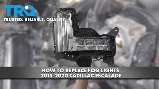 How To Replace Fog Lights 2015-2020 Cadillac Escalade screenshot 5