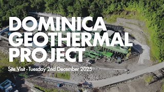 Prime Minister Roosevelt Skerrit visits the Geothermal Plant in Laudat