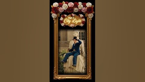 Chaplin’s Chaos! 🤯 The Tramp Gets Stuck in a Statue (City Lights AI 4K Remake P. 1) #charliechaplin