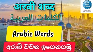 Arabic words ( Words meaning ) Spoken Arabic | අරාබි වචන ඉගෙනගමු . screenshot 5