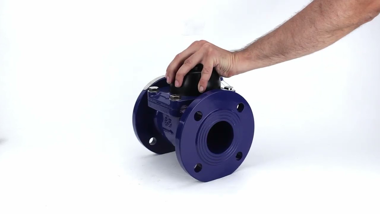 Elephant Turbine Water Meter – Nonvolatile, Cast Iron Precision for Cold Water Flow