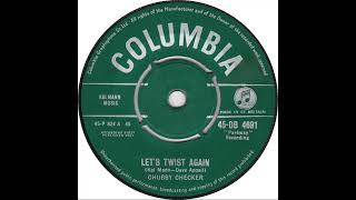 UK New Entry 1961 (189) Chubby Checker - Let's Twist Again