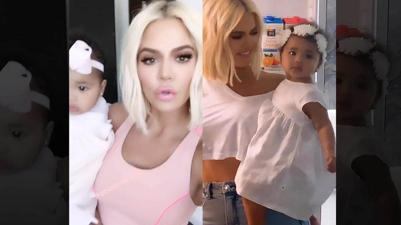 Khloé Kardashian and True Have First Ever MommyDaughter Photo Shoot