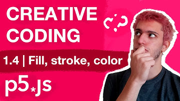1.4 | Programación Artística | Fill, stroke, color - p5js tutorial