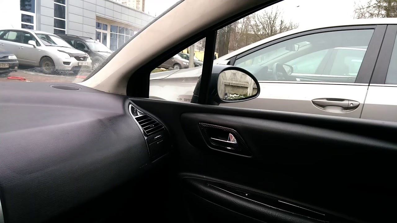 Пежо 407 складывание зеркал