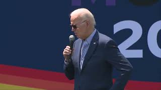 Biden Tells Pride Event Audience: "I See More Courage On This Lawn Than Any Time I've Seen"