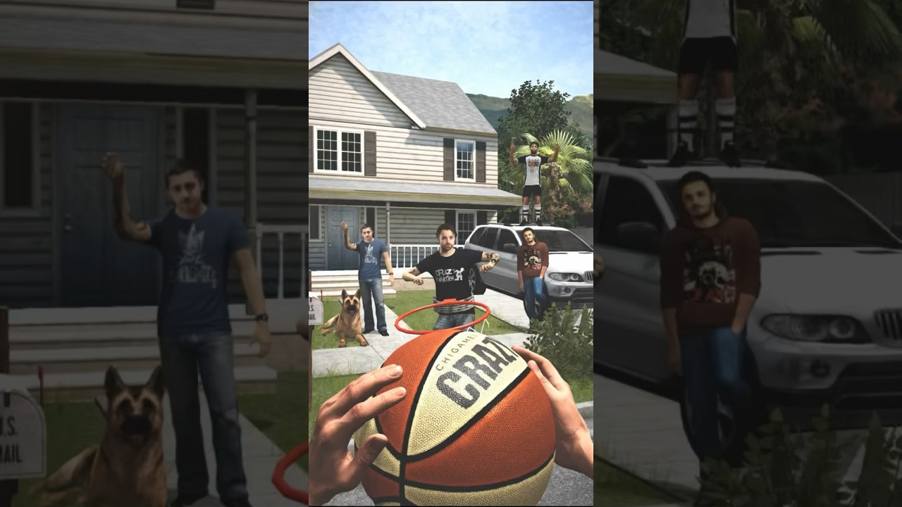 CRAZY Human Basketball Hoop 