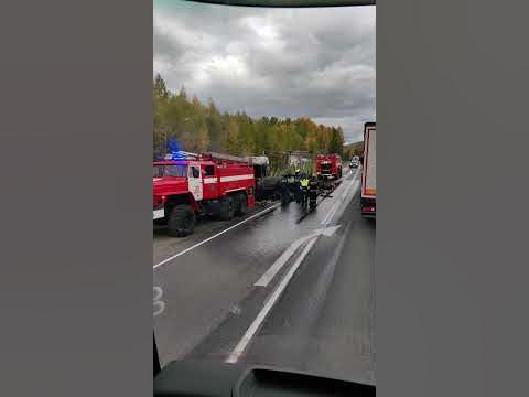 Сгорела фура на Урале на трассе М5. Работа водителем категории Е в ТК ...
