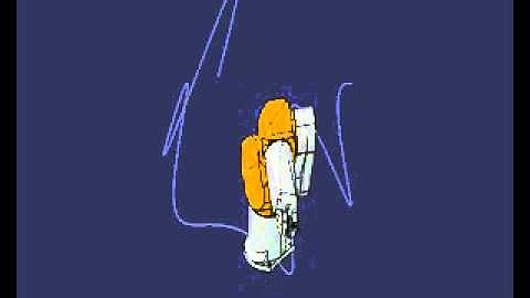 Catia Robotics   Curved Trajectory Planning   Tri O CADD NAGERCOIL,MARTHANDAM cad animation cell +919443281238