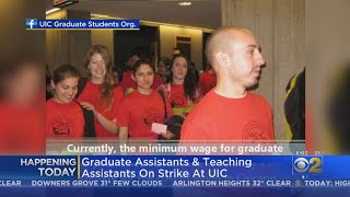 UIC Workers On Strike