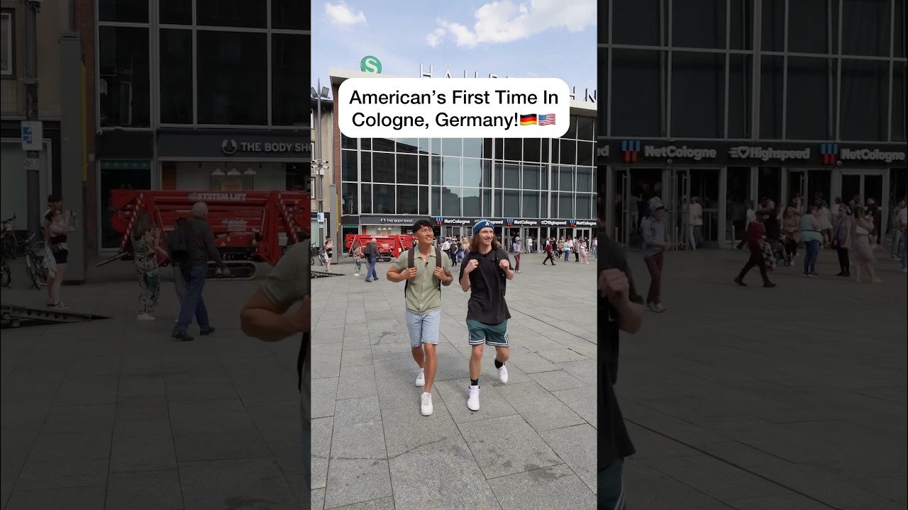 American’s First Time In Cologne, Germany!😂🇩🇪🇺🇸 