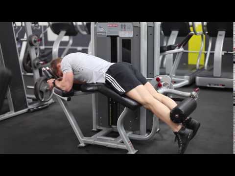Single Leg   Lying Hamstring Curls