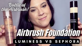 SEPHORA AIRBRUSH FOUNDATION vs DIOR AIRFLASH FOUNDATION 