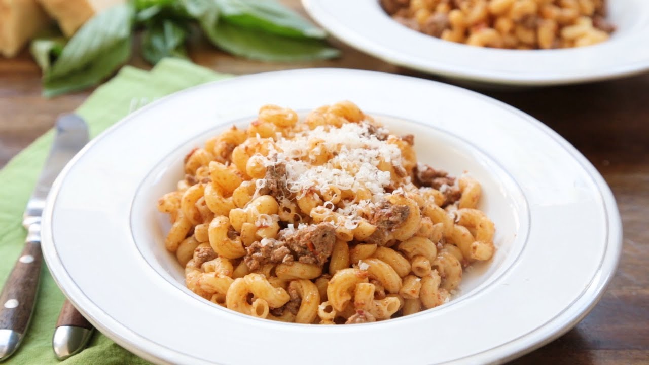 Easy peasy pesto mince pasta YouTube