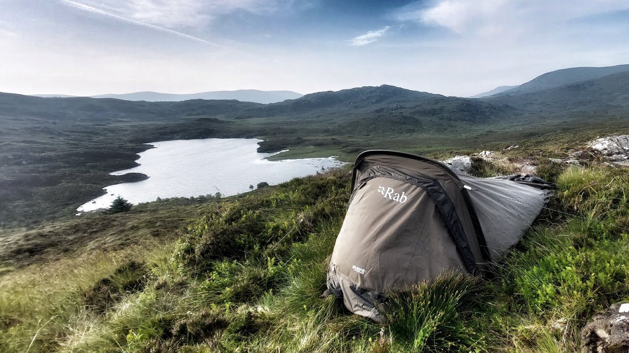 Tiny tent camping | Rab Ridge Raider bivi  