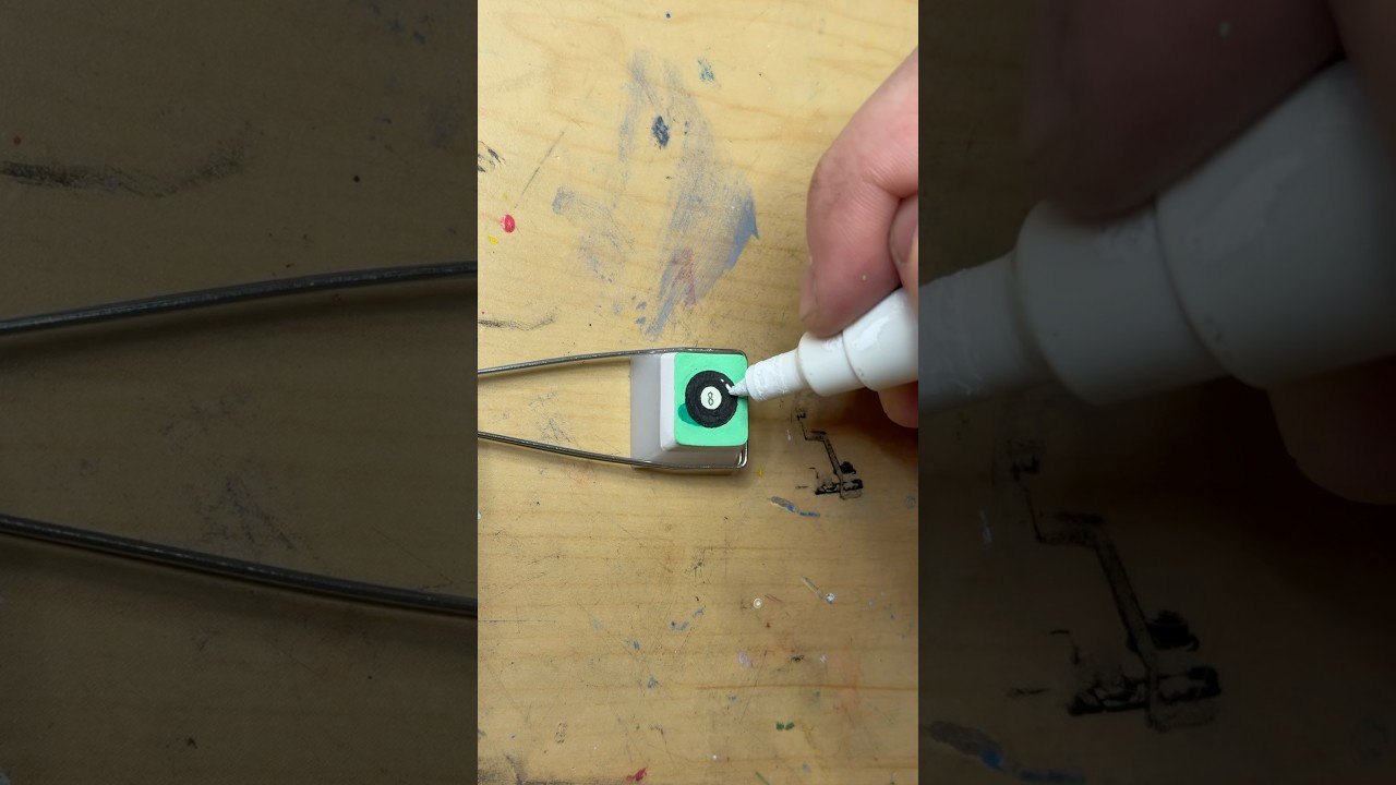 I made the 8 into THIS! 🎱 🖌️