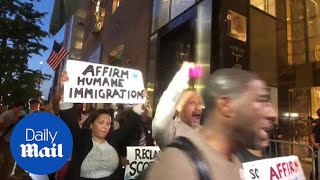 Protesters descend on Trump Tower after Supreme Court pick
