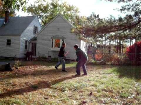 Back Yard Sword Fights Youtube